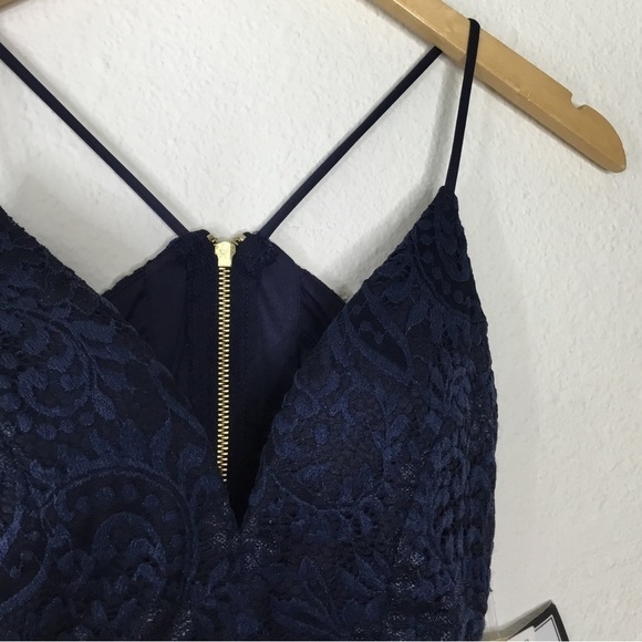 NWT Emerald Sundae Blue Lace Dress - Picture 3 of 7